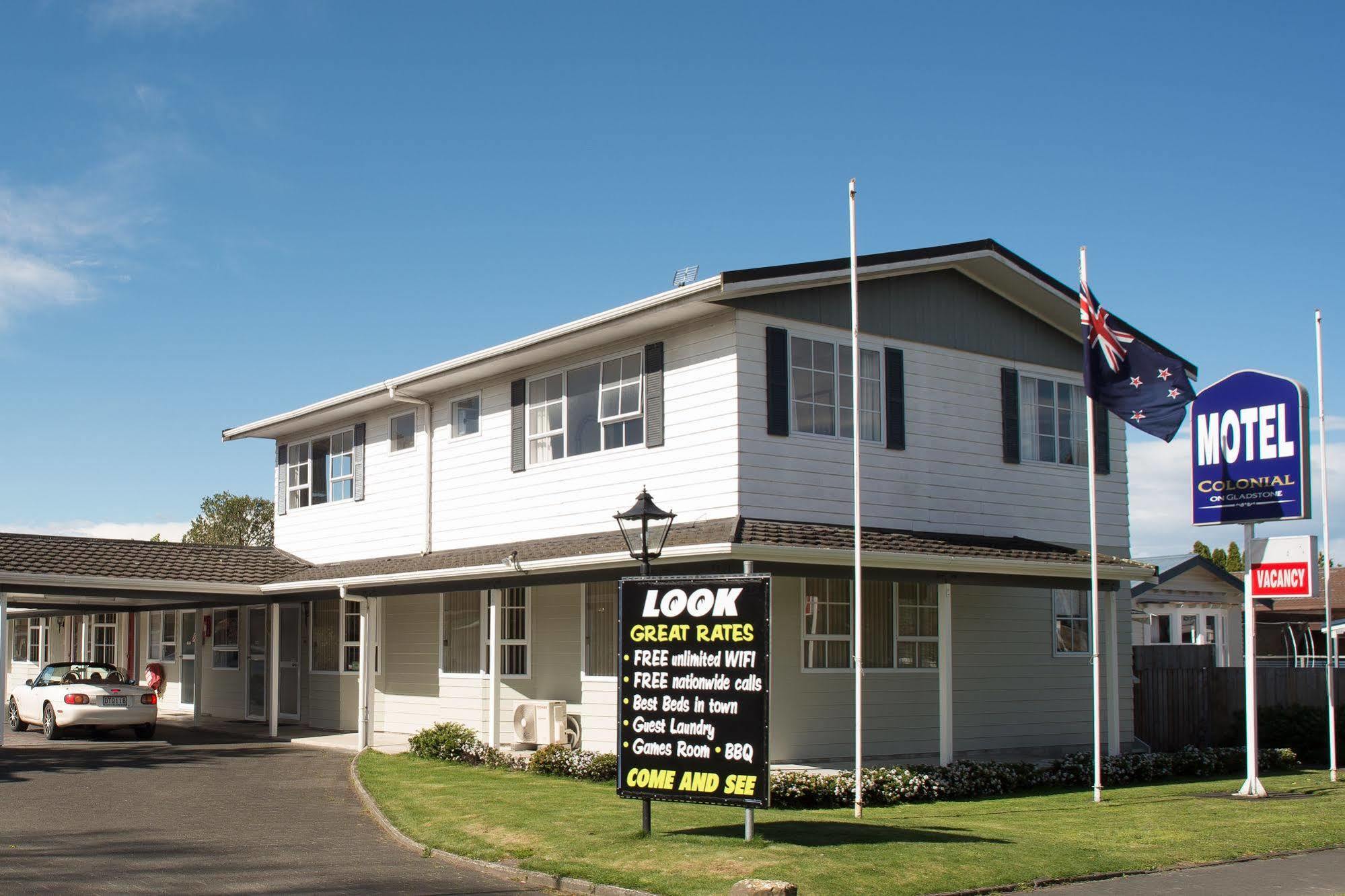 Colonial On Gladstone Motel กิสบอร์น ภายนอก รูปภาพ